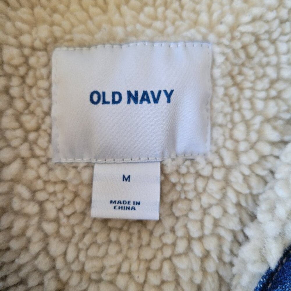 Old Navy Denim Lined Jean Jacket, Women’s M, Classic Button Closure, Medium Wash - Picture 4 of 8